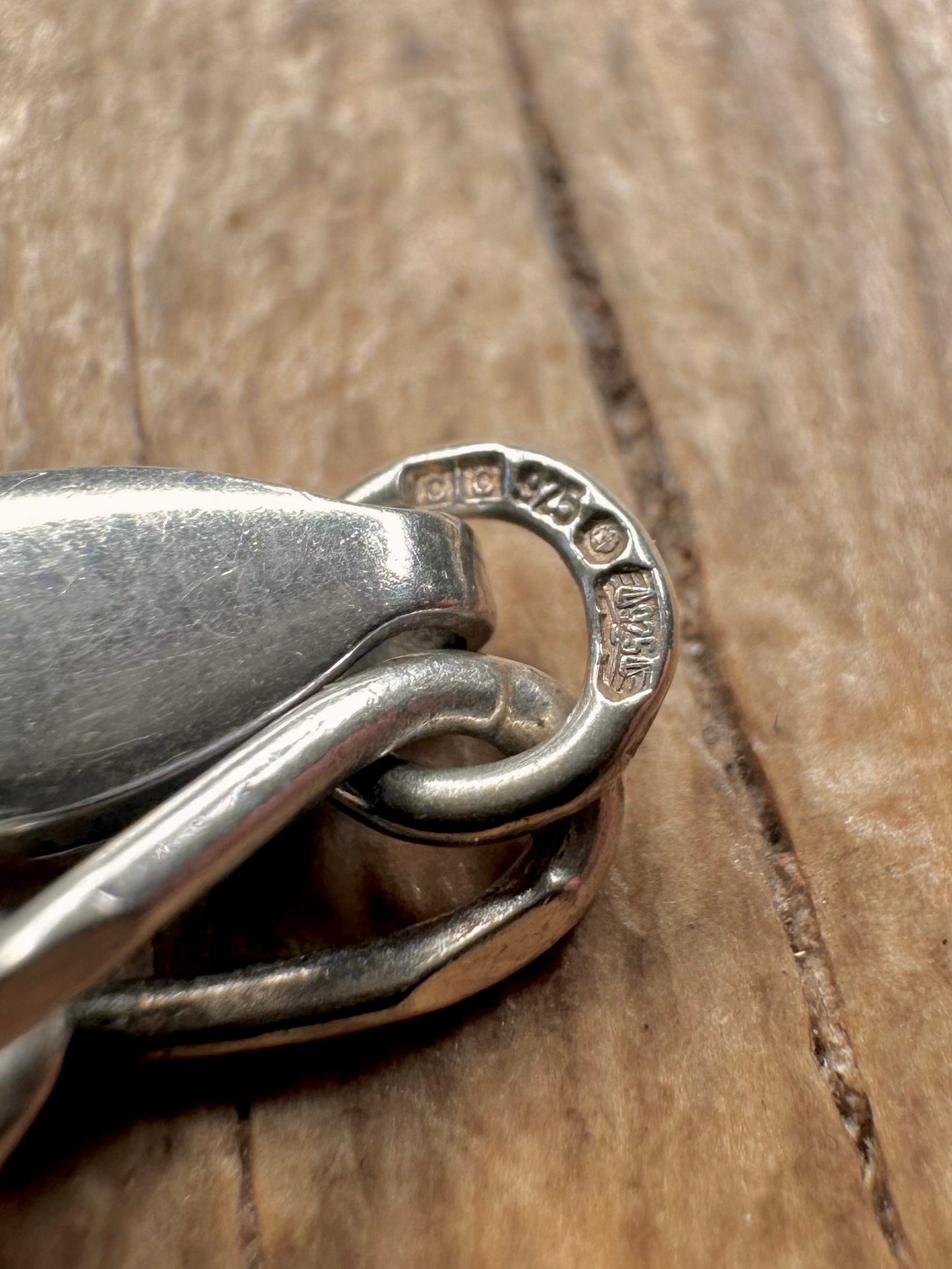 Vintage Figaro Chain 925 Sterling Silver 24.5 inch Necklace