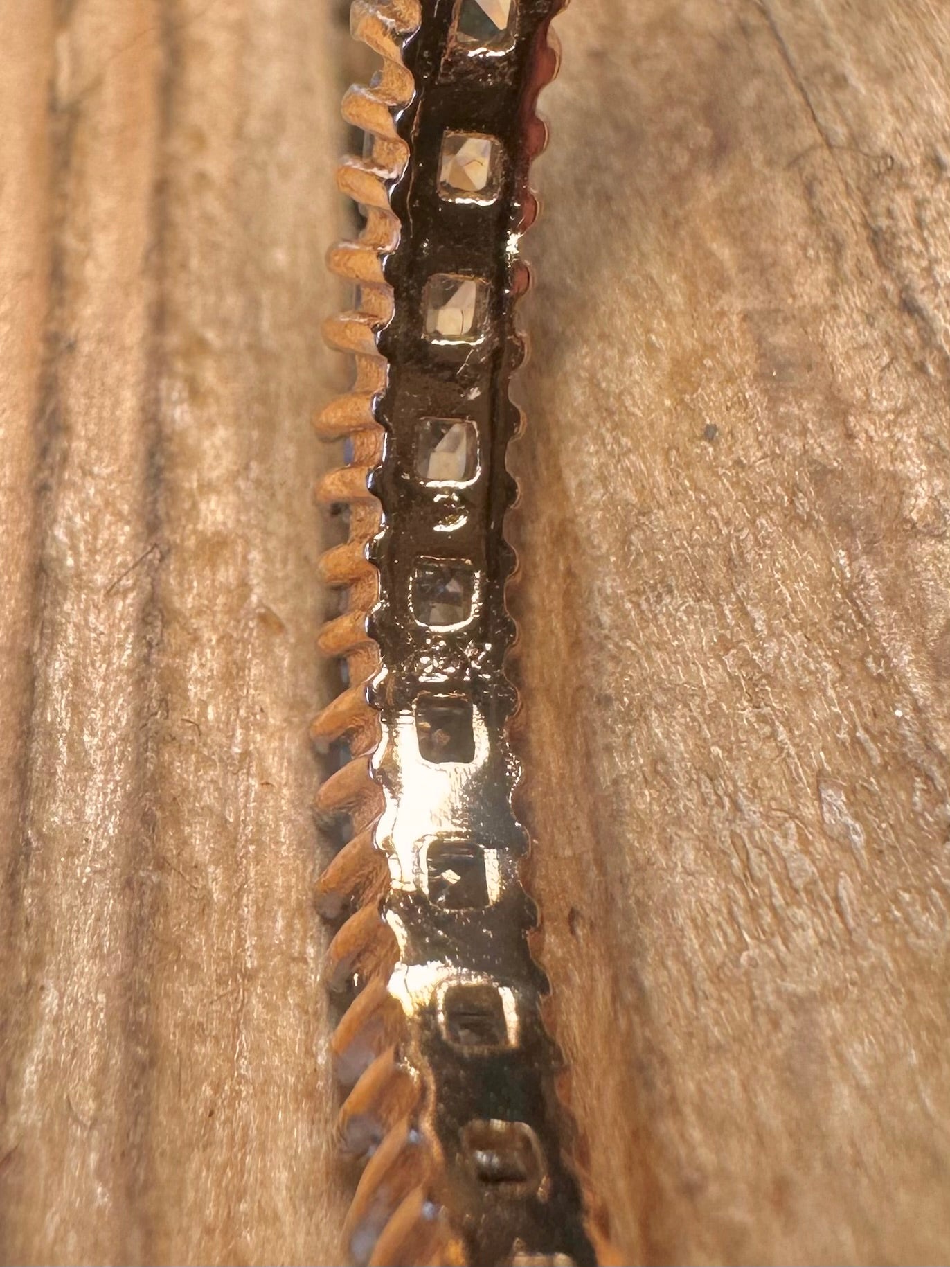 Modern CZ Stone Gold on 925 Sterling Silver Hoop Earrings