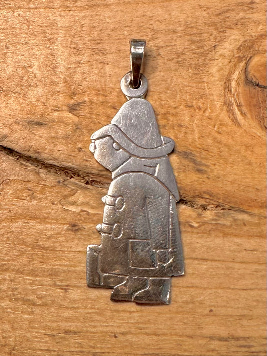 Vintage 1970’s Paddington Bear 925 Silver Pendant