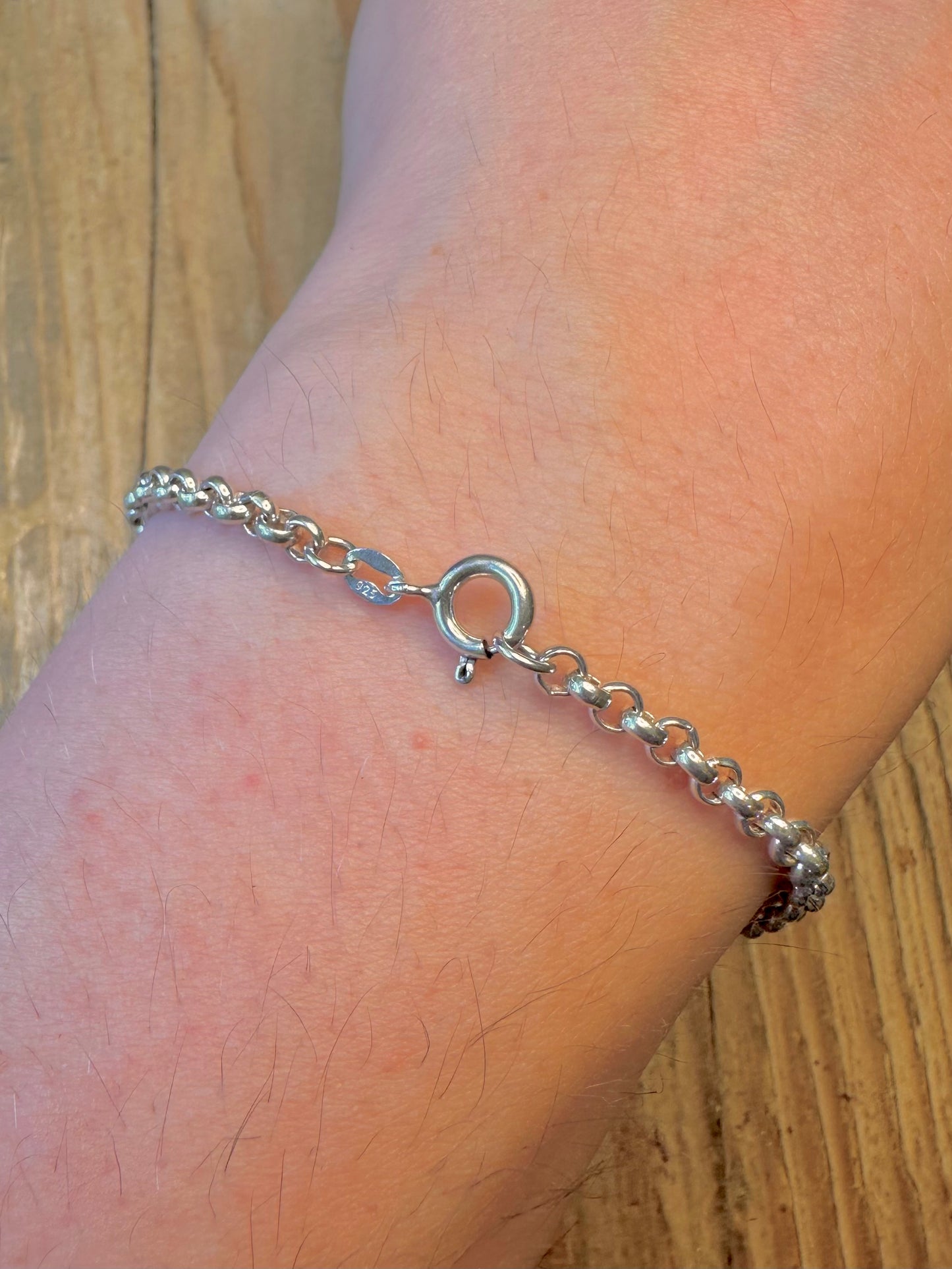 Belcher Chain 925 Sterling Silver 7.5 inch Bracelet