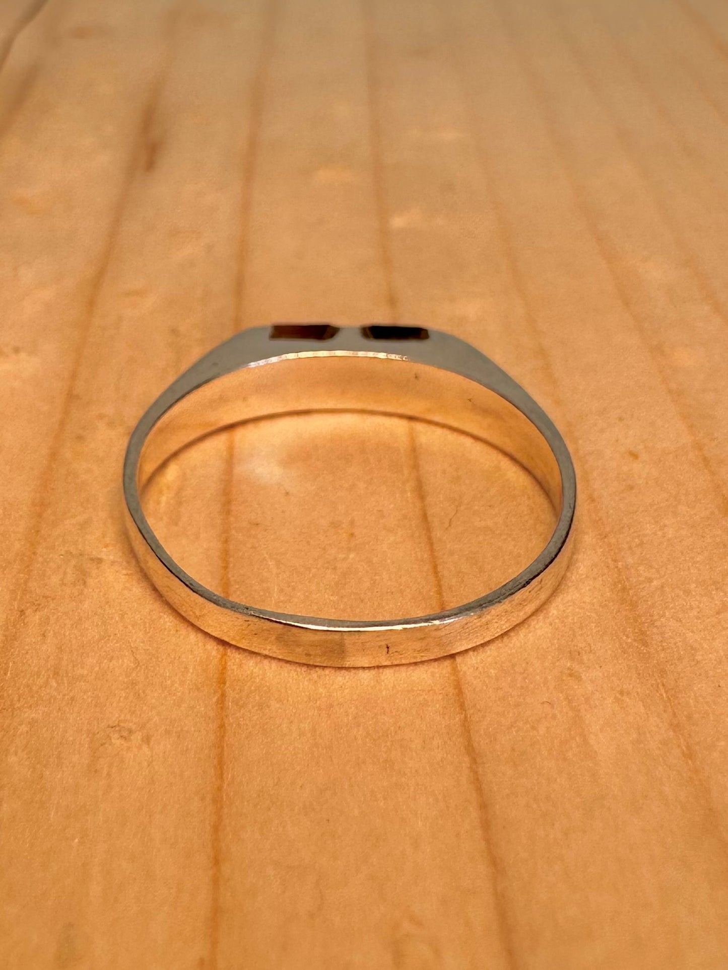 Tiger’s Eye Signet 925 Sterling Silver Size P Ring
