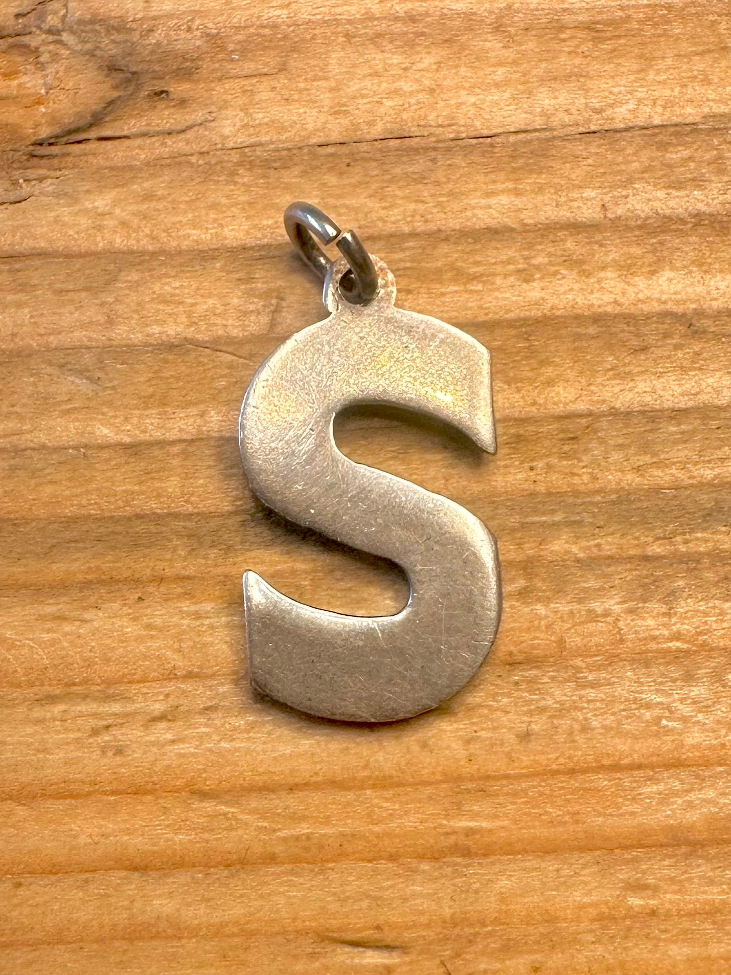 Letter S 925 Sterling Silver Pendant
