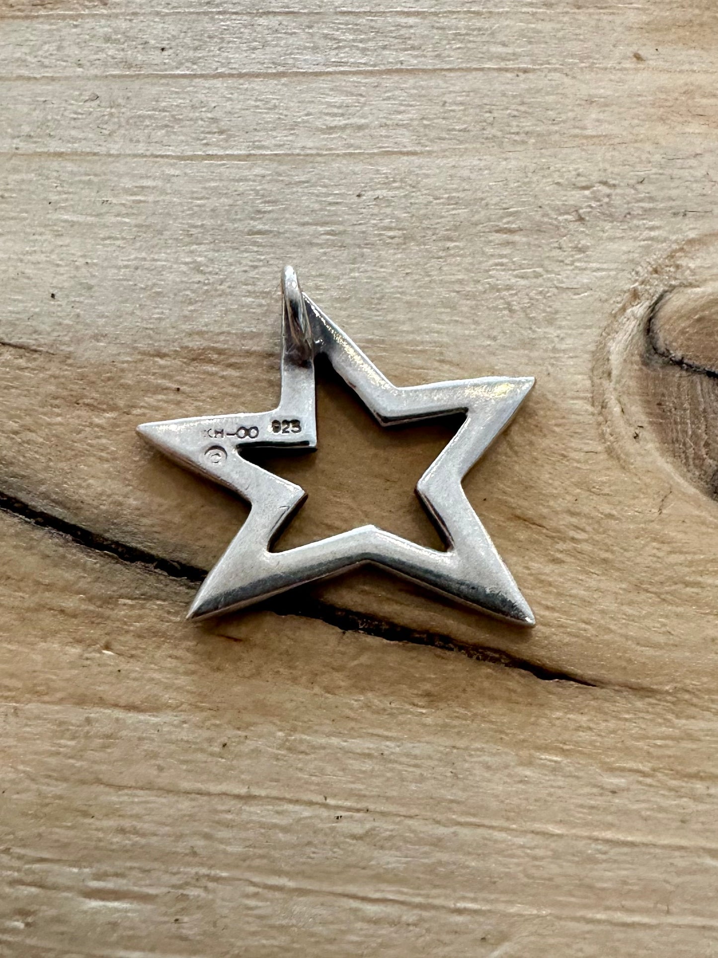 Abstract Star 925 Silver Pendant