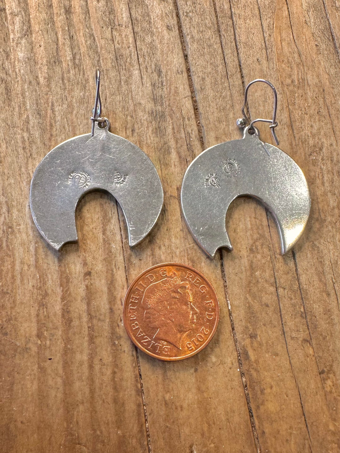 Hencho En Mexico Intricate Cut Out Shapes 925 Sterling Silver Earrings