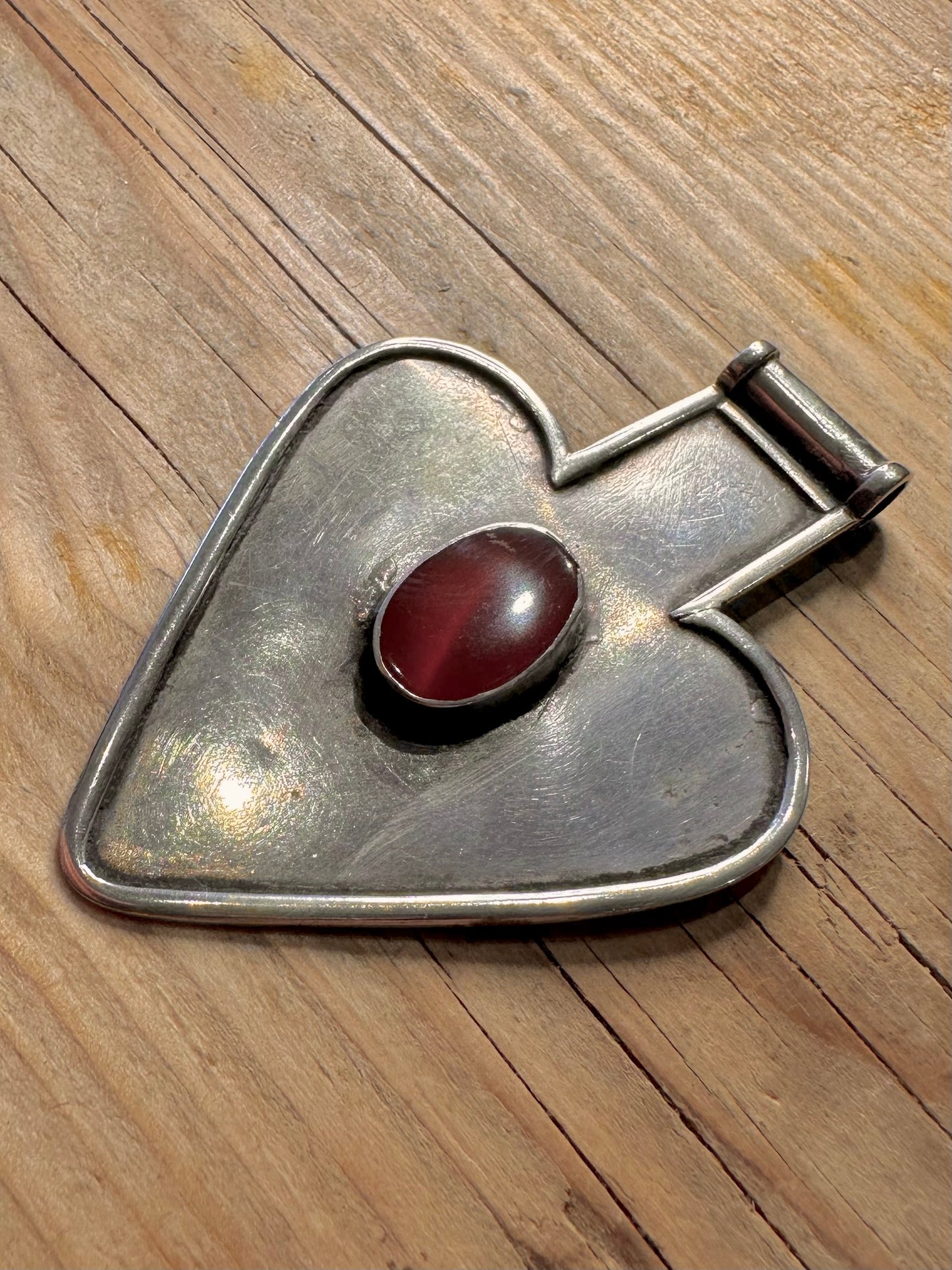Vintage Karneol Tribal 925 Silber Anhänger