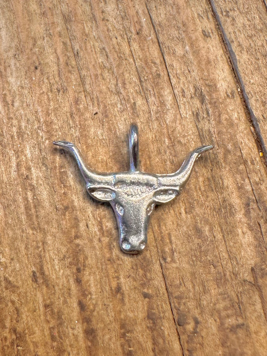 Longhorn 925 Sterling Silver Pendant