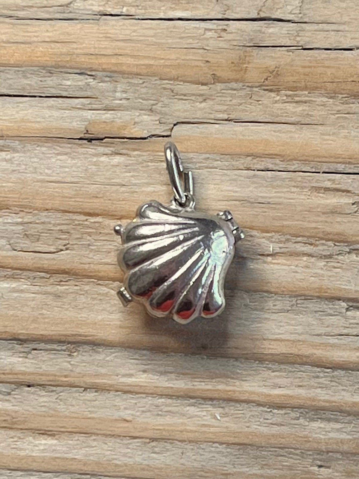 Opening Clam With Pearl Inside 925 Sterling Silver Pendant