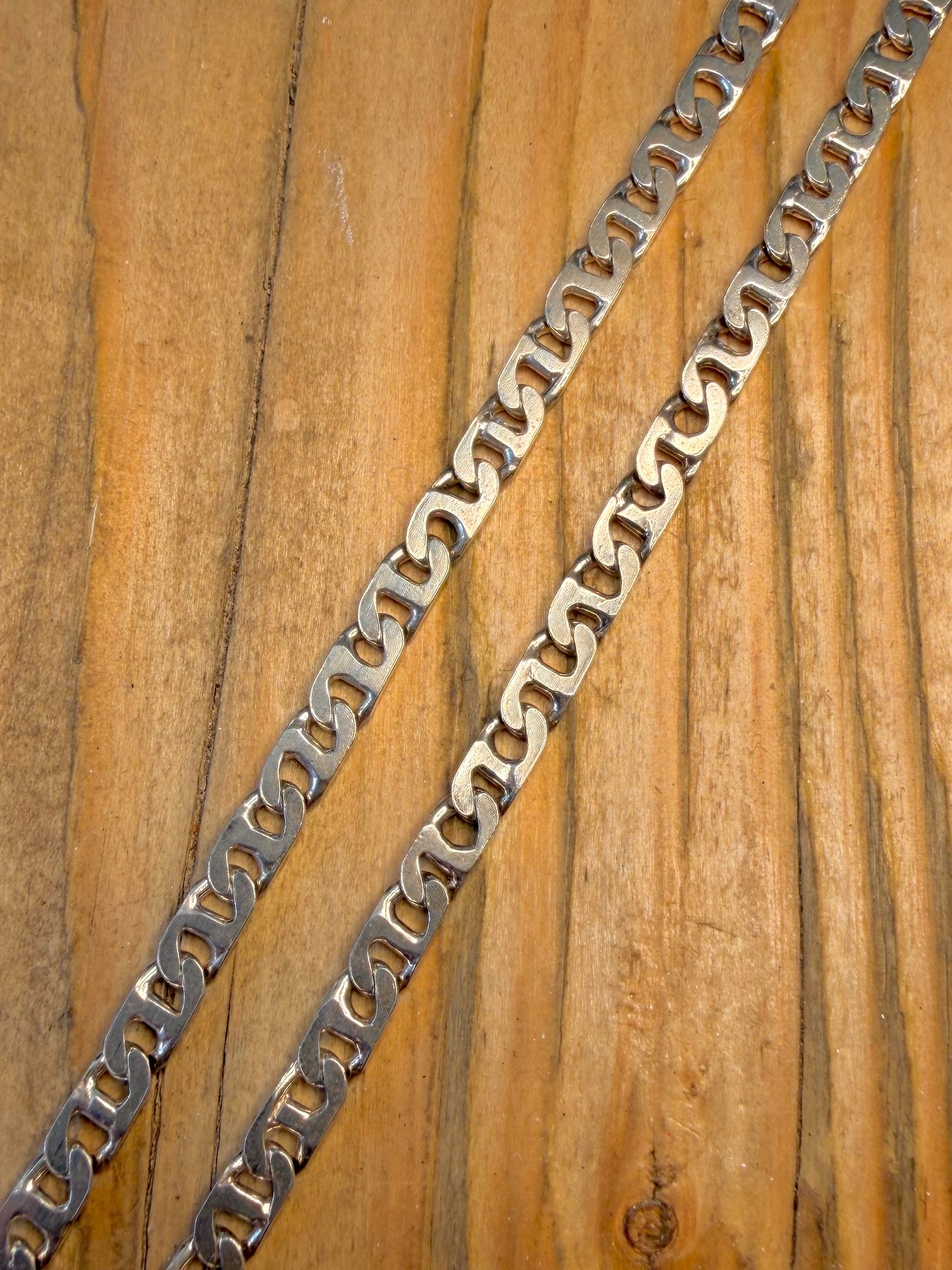 Mariner Link Chain 925 Sterling Silver 17.75 inch Necklace