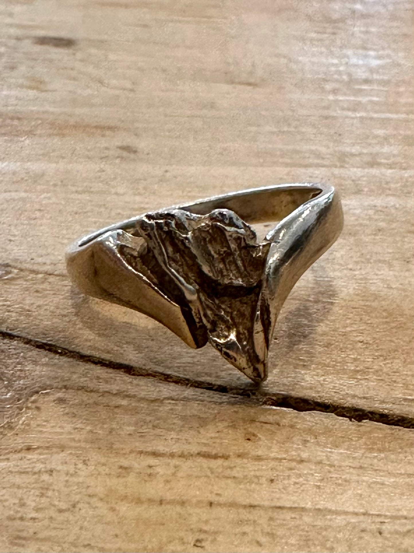 Vintage Fagerthun FAD Abstract 925 Silver Size R Ring