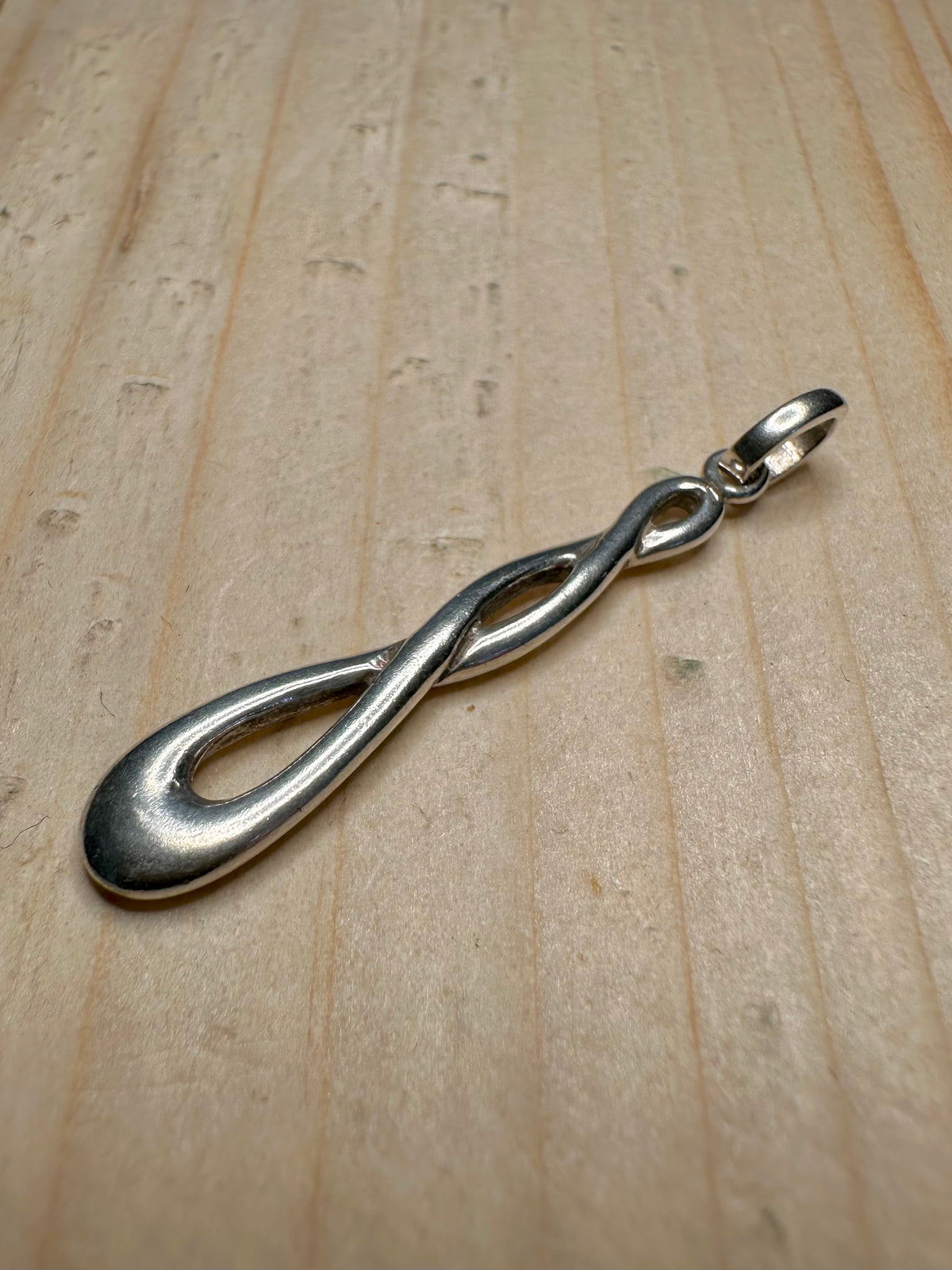 Infinity Twist 925 Sterling Silver Pendant