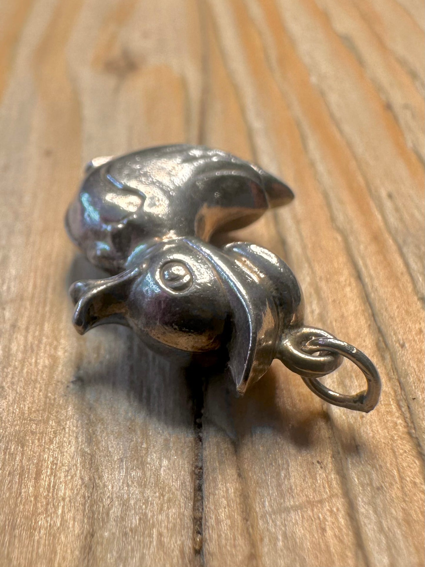 Vintage 1976 Duck 925 Sterling Silver Charm Pendant