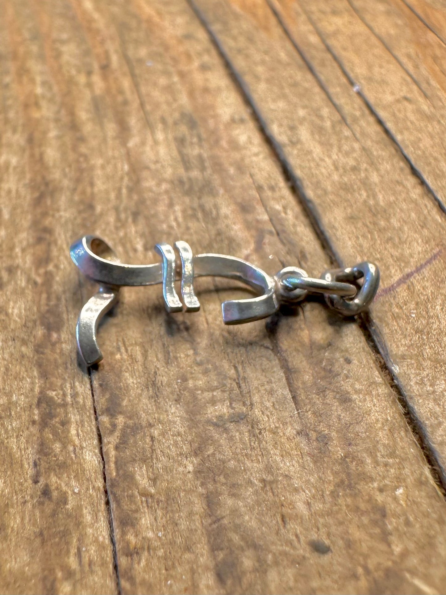 Pound Sign 925 Sterling Silver Charm Pendanth