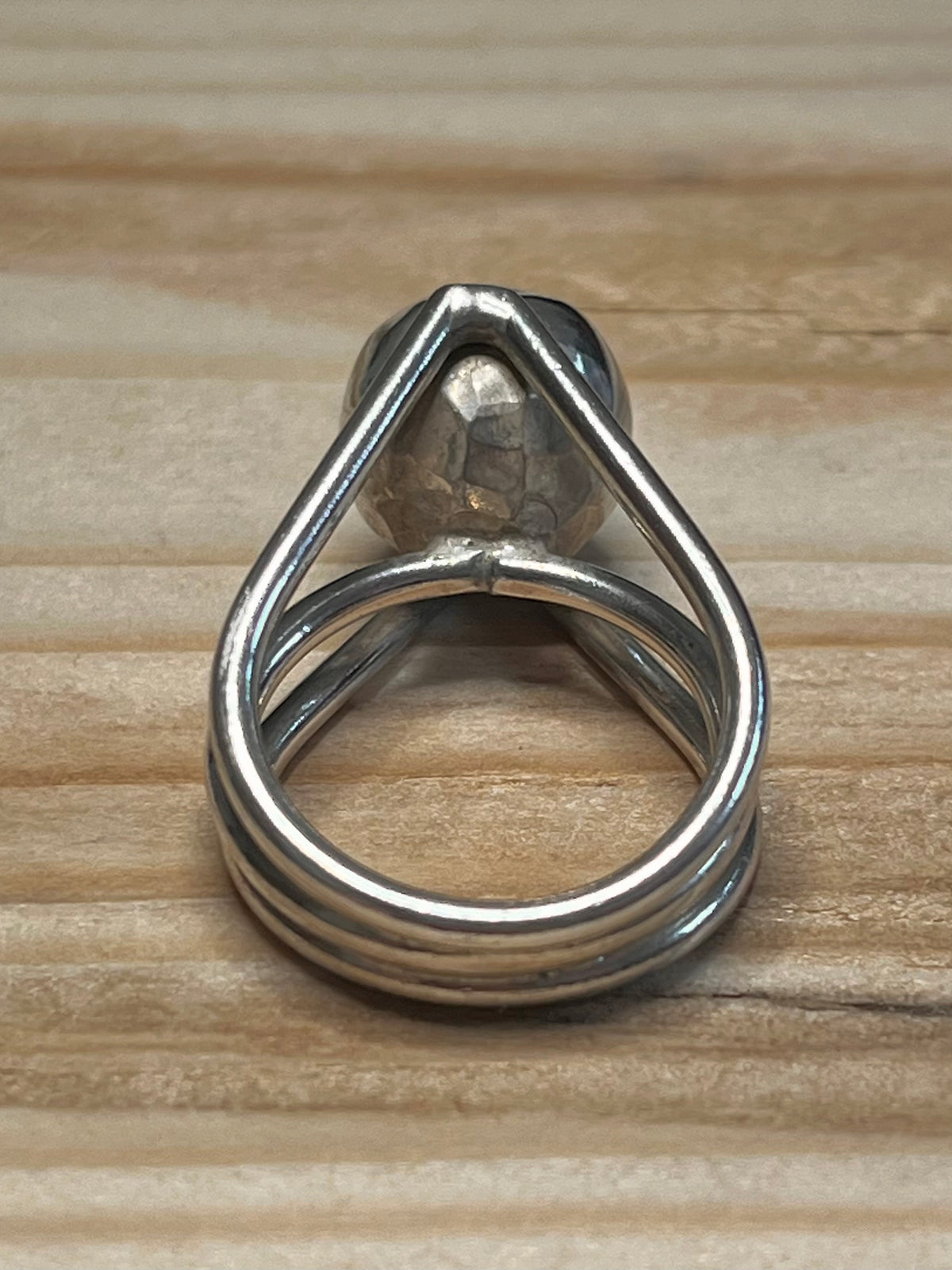 Geometric Sphere Multi Band 925 Sterling Silver Size M1/2 Ring
