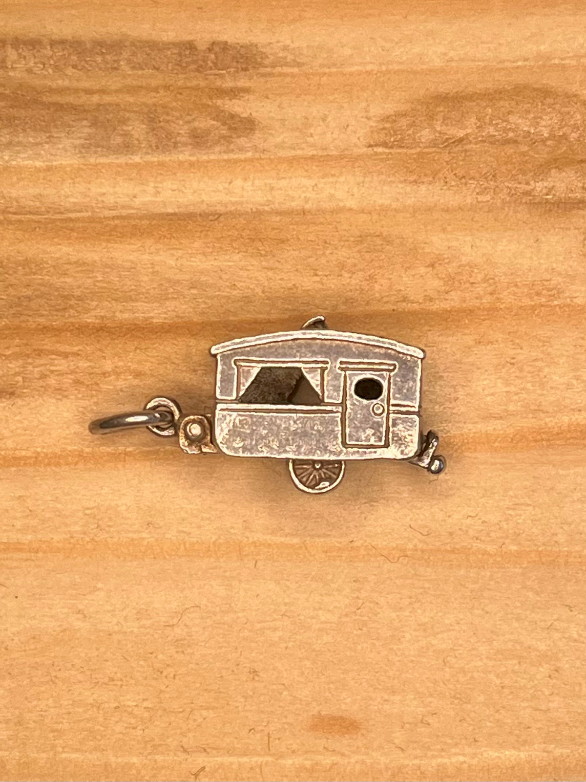 Small Caravan Articulated 925 Sterling Silver Pendant
