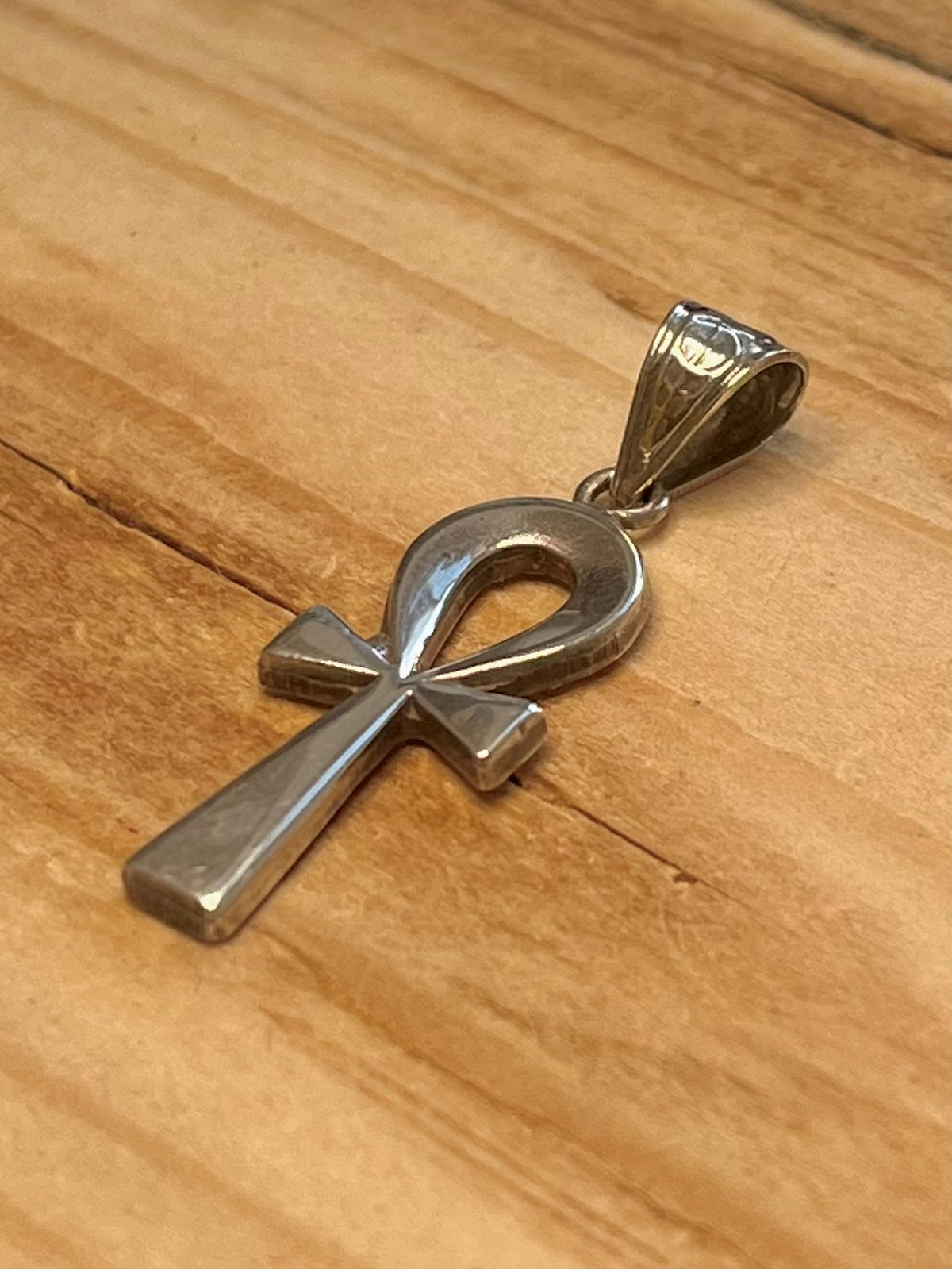 Egyptian Ankh 925 Sterling Silver Pendant