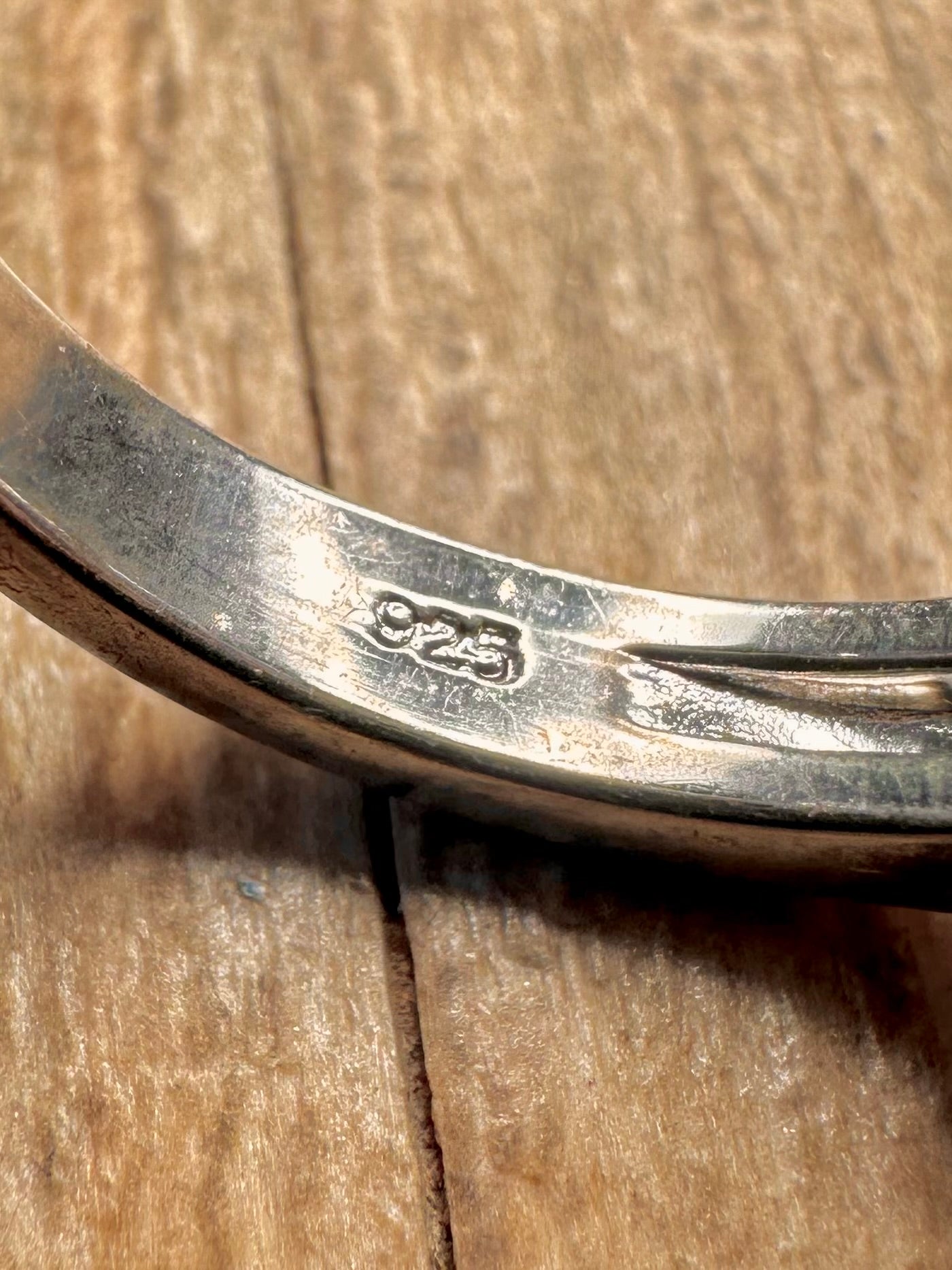 Vintage Amethyst 925 Sterling Silver Size N Ring