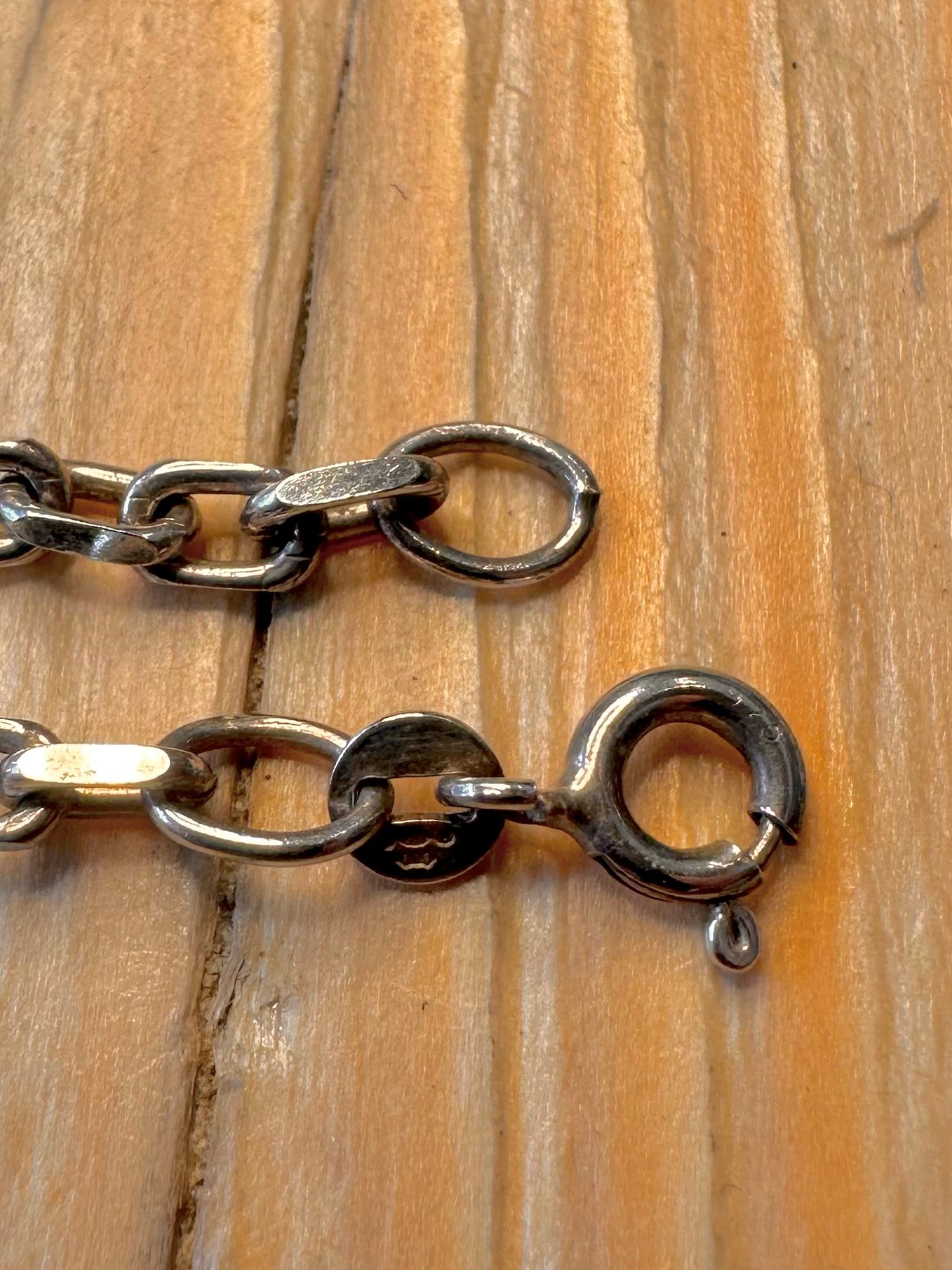 Vintage Cable Chain 925 Silver 22 inch Necklace