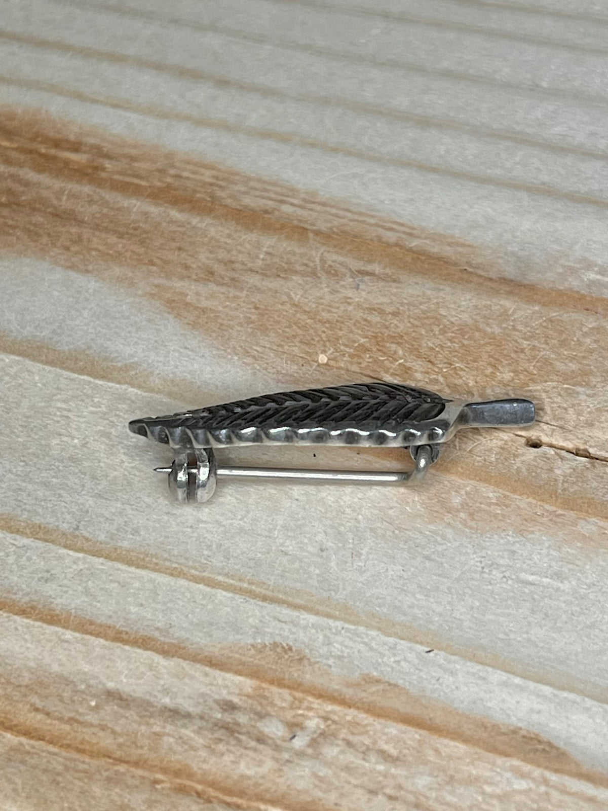 Abalone Fern 925 Sterling Silver Brooch