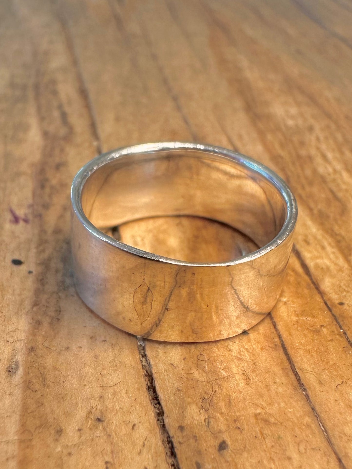 Vintage Nike Band 925 Sterling Silver Size K Ring