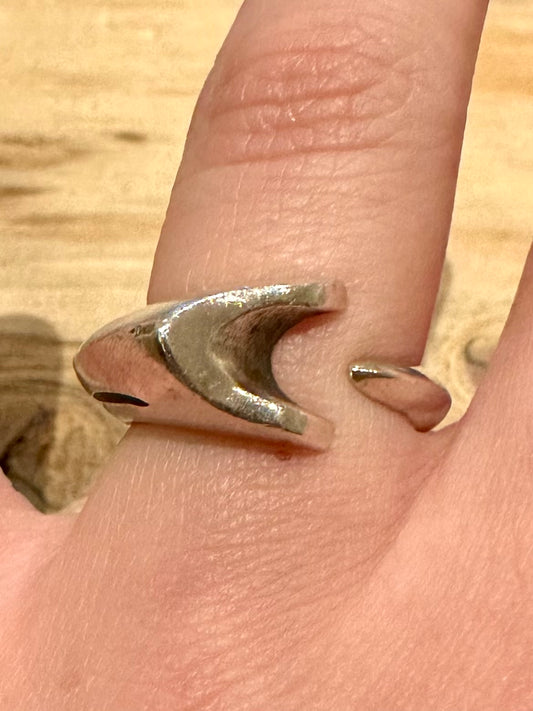 Abstract Talon Claw 925 Silver Hallmarked Size Q Ring