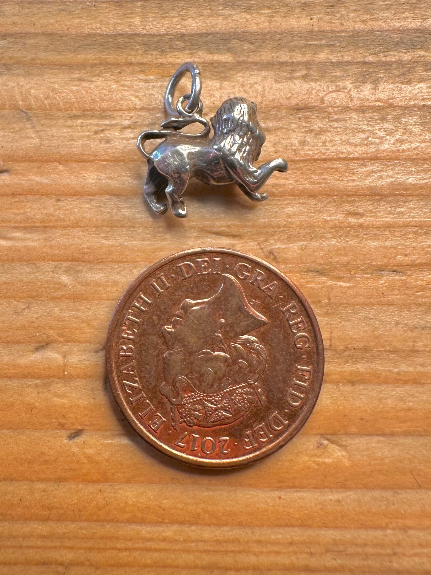 Lion 925 Sterling Silver Charm Pendant