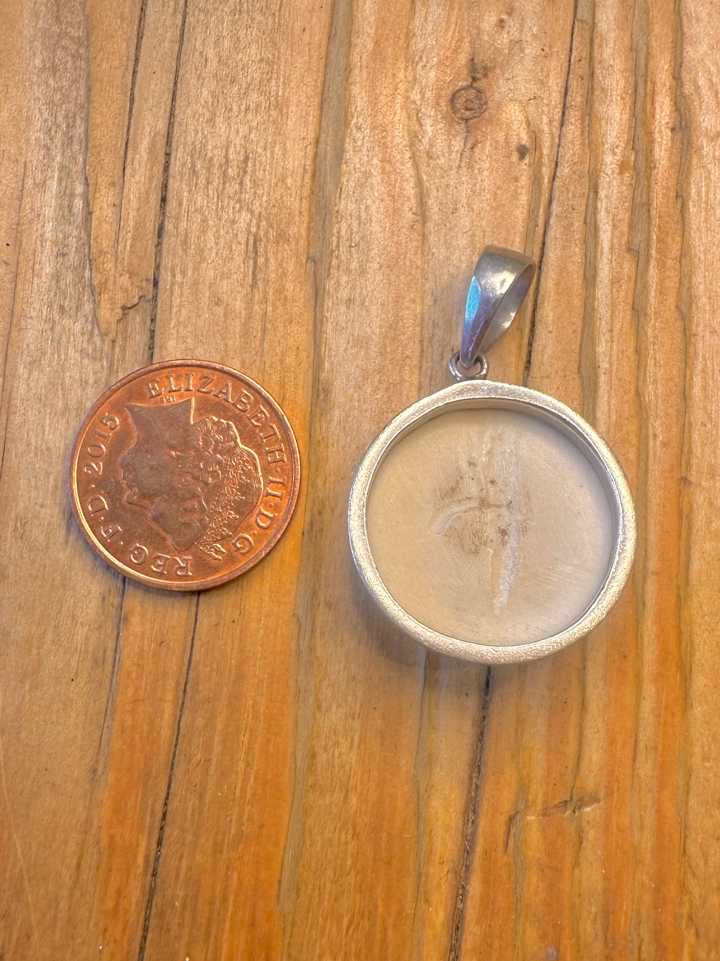 Moon Face White 925 Sterling Silver Pendant