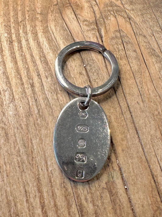 Carrs 2006 Ingot Key Ring 925 Sterling Silver Pendant Collectable