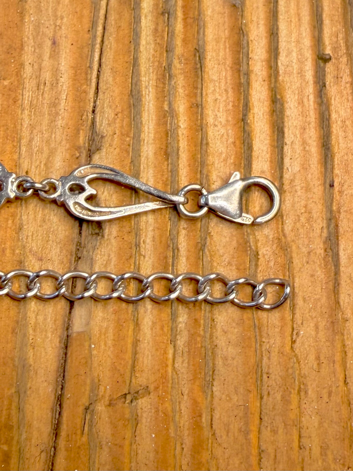Teardrop Link Cubic Zirconia 925 Sterling Silver 6.5 to 8 inch Bracelet