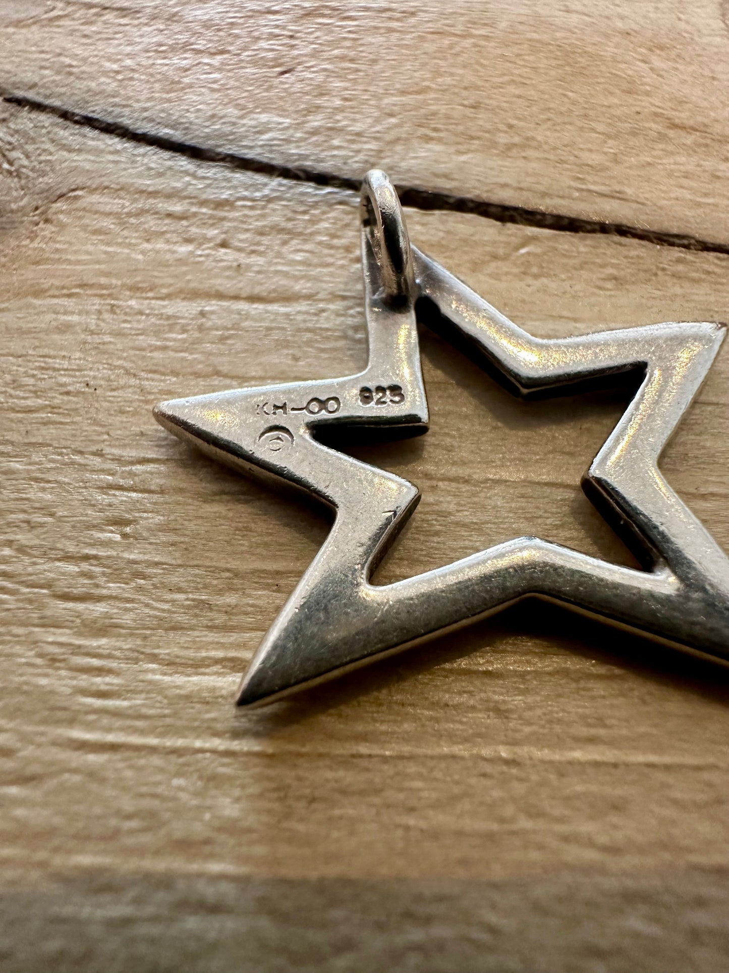 Abstract Star 925 Silver Pendant