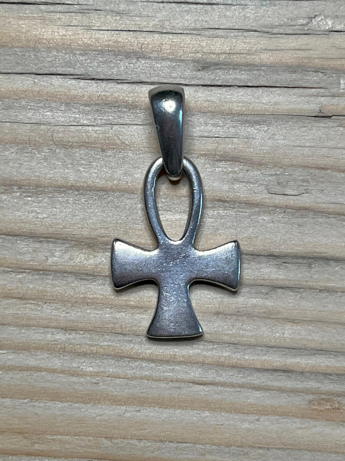 Chunky Ankh 925 Sterling Silver Pendant