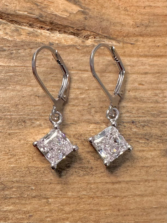 Modern DQCZ Stone 925 Silver Earrings