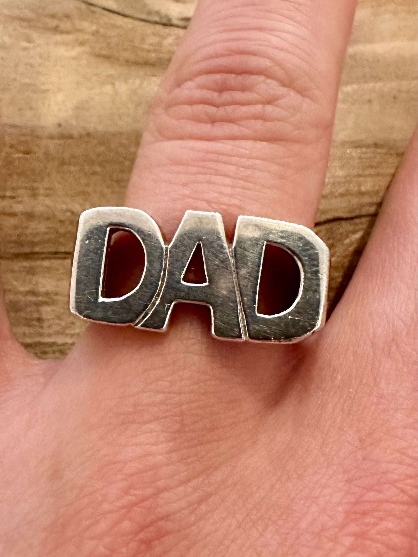 Vintage DAD 925 Silver Size S Ring