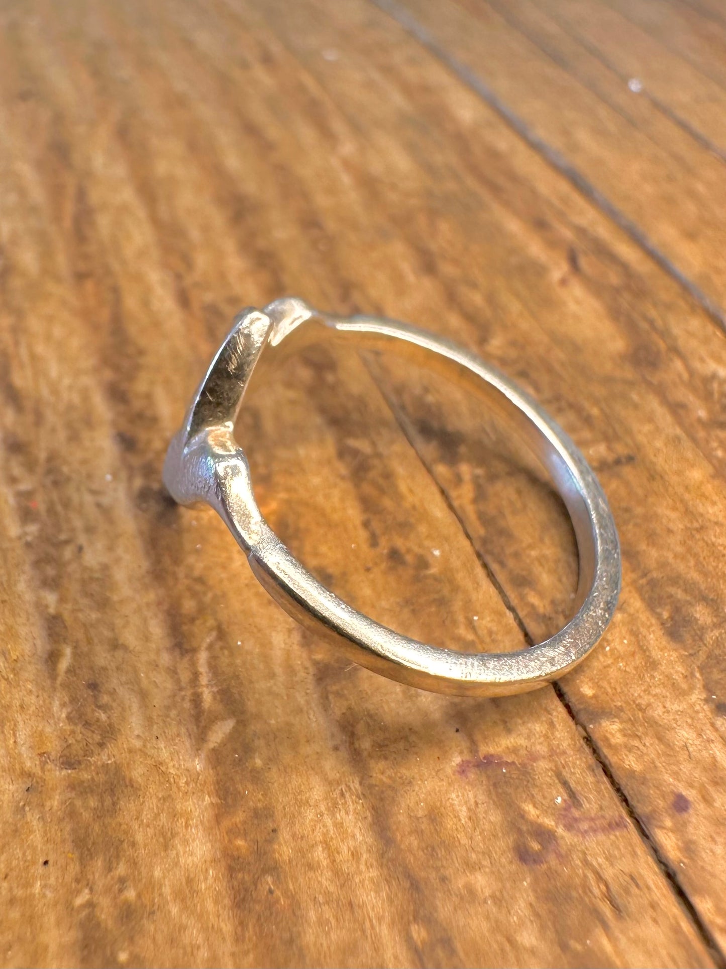 Two Humming Birds 925 Sterling Silver Size L1/2 Ring