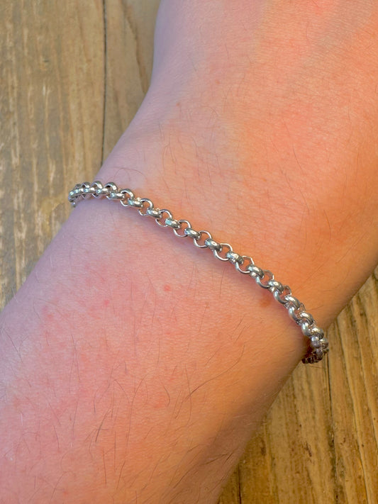 Belcher Chain 925 Sterling Silver 7.5 inch Bracelet