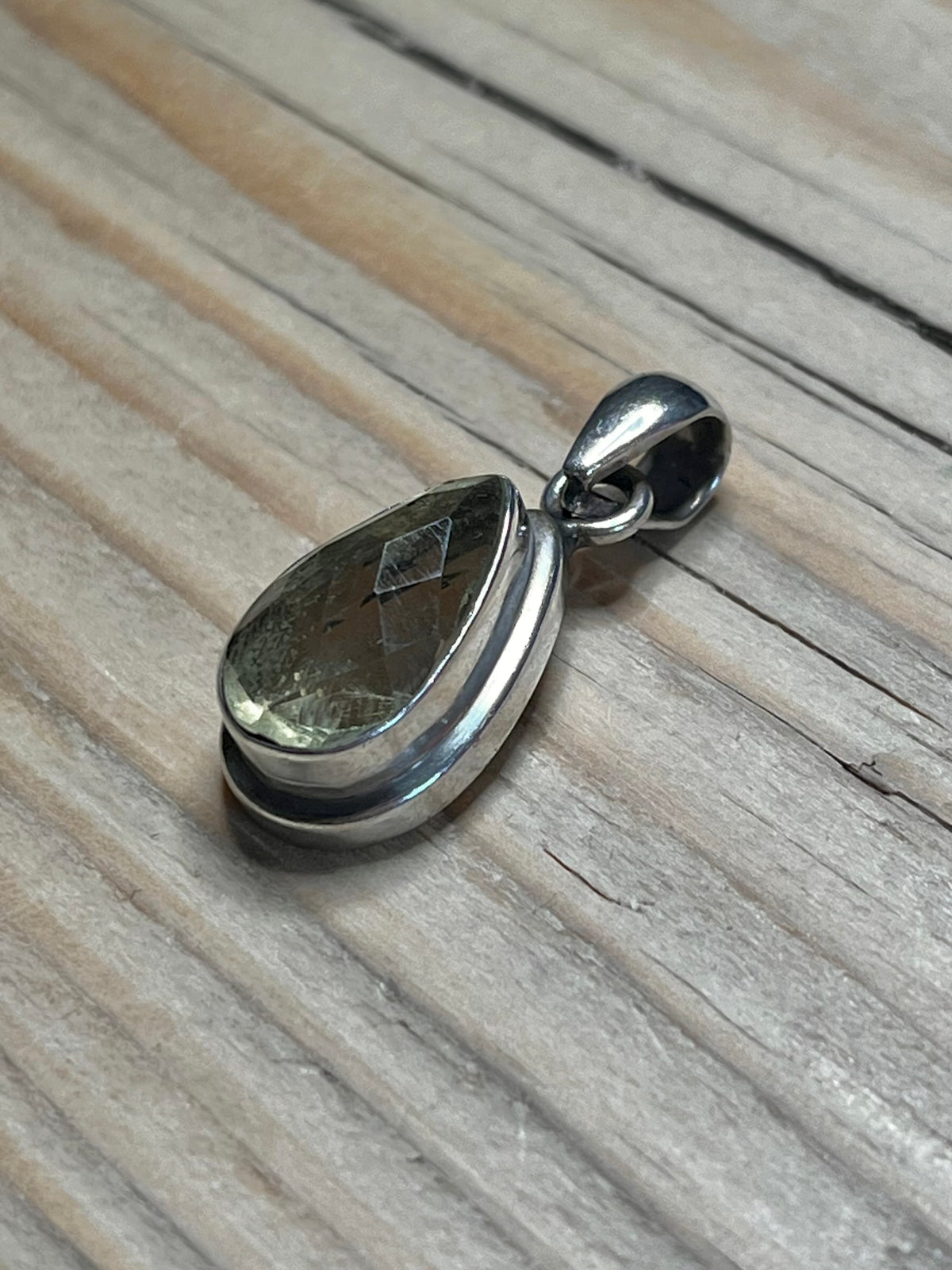 Tear Drop Citrine 925 Sterling Silver Pendant