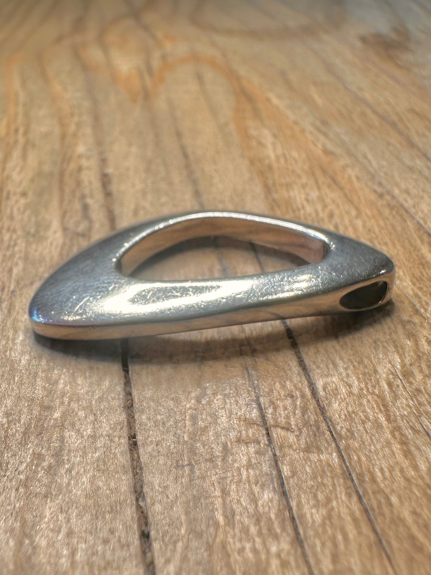 Modernist Shaped 925 Sterling Silver Hallmarked Pendant