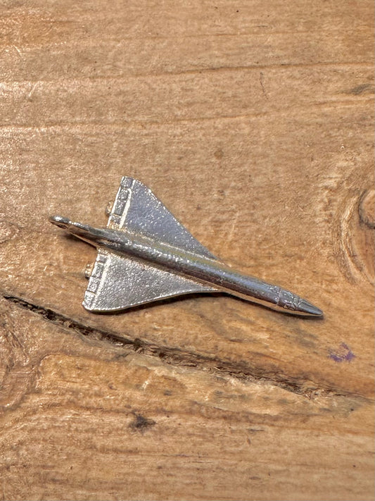 Vintage Concorde 925 Silver Charm Pendant