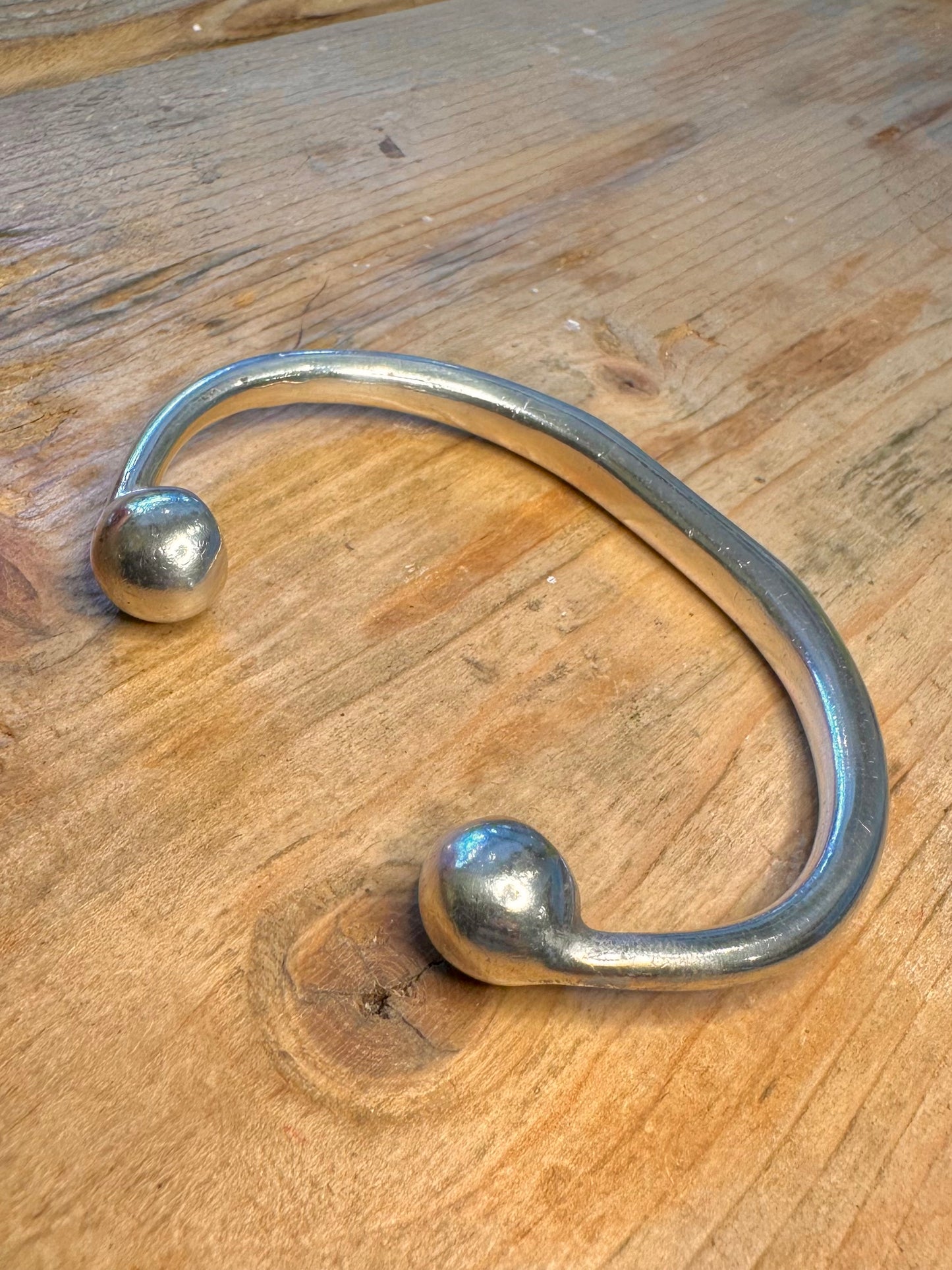 The Great Frog Torque Cuff Solid 925 Sterling Silver Bangle