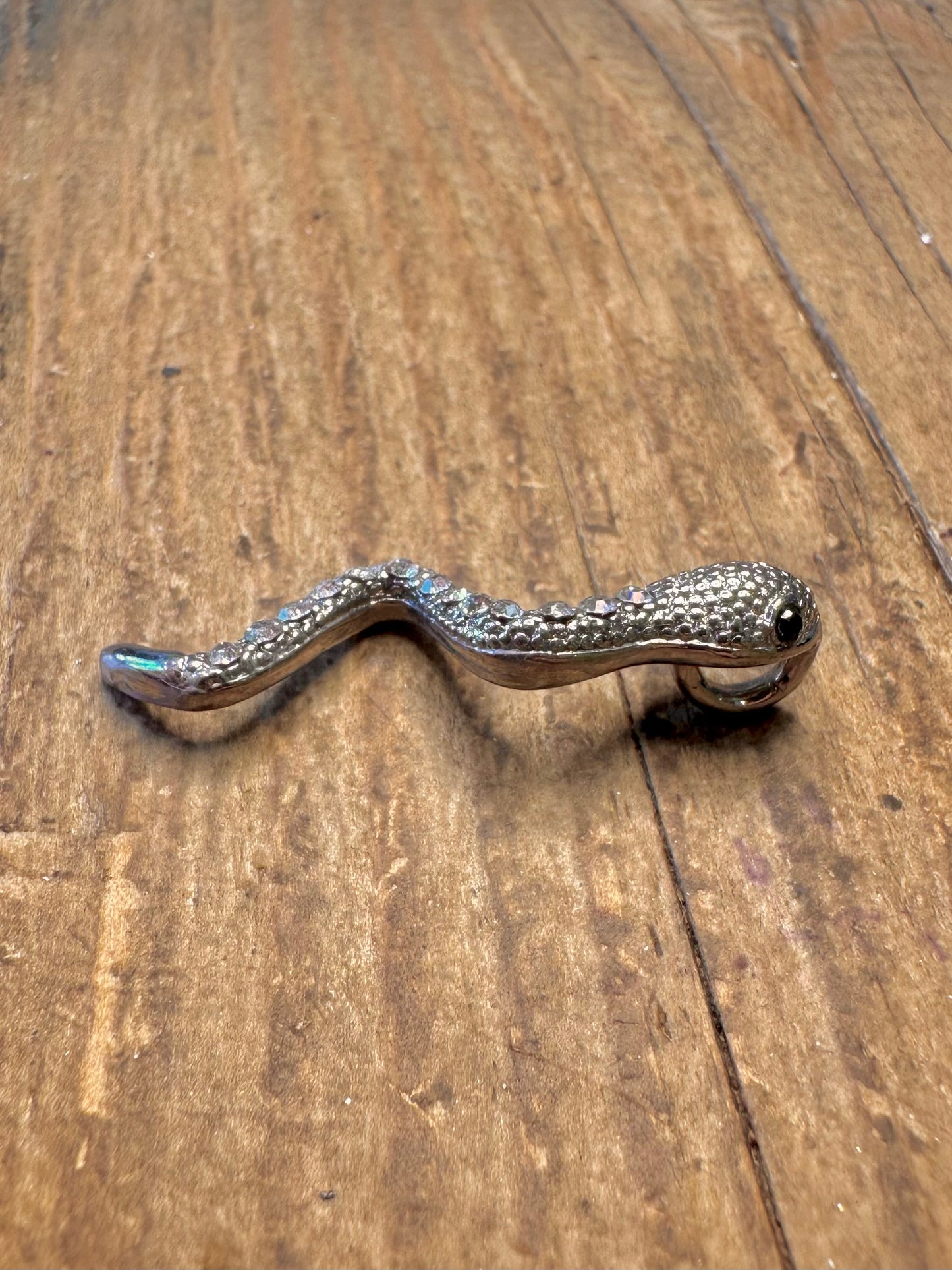 Snake CZ Stones 925 Sterling Silver Pendant