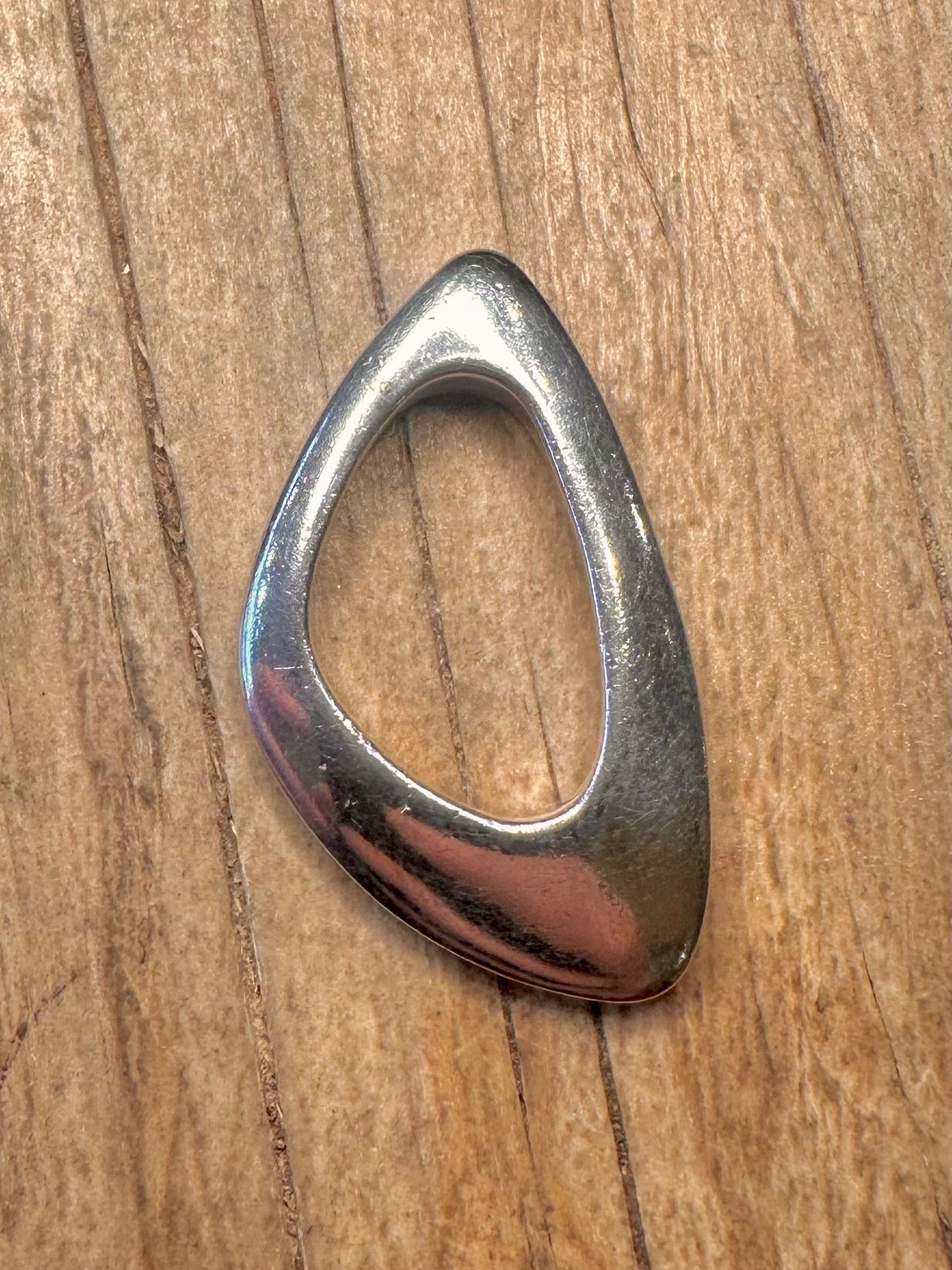Modernist Shaped 925 Sterling Silver Hallmarked Pendant
