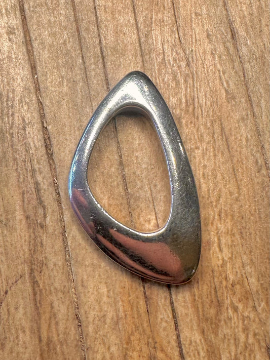 Modernist Shaped 925 Sterling Silver Hallmarked Pendant