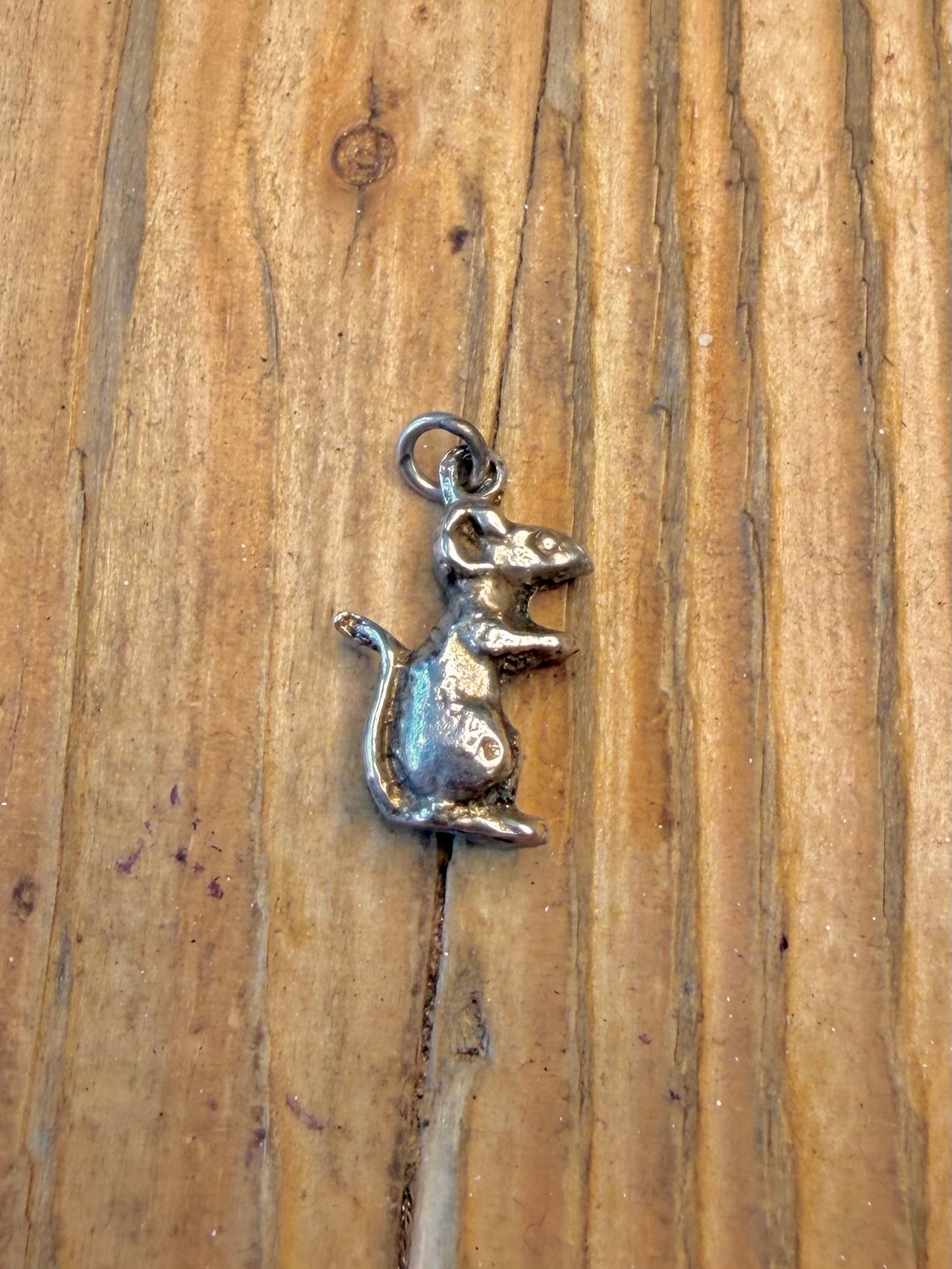 Mouse Charm 925 Sterling Silver Pendant