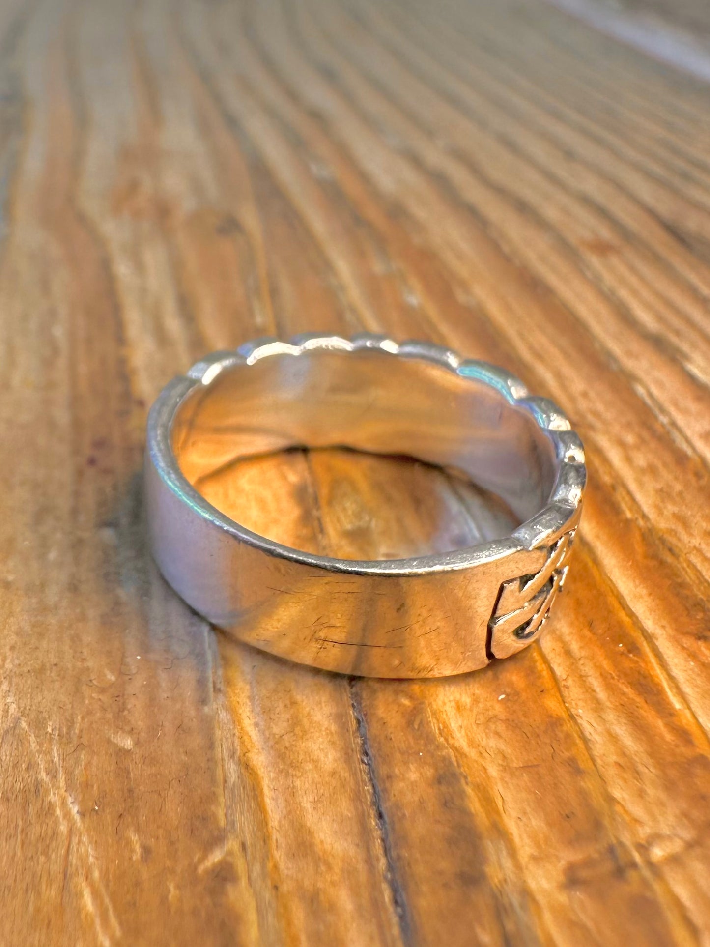 Celtic Band 925 Sterling Silver Size K1/2 Ring