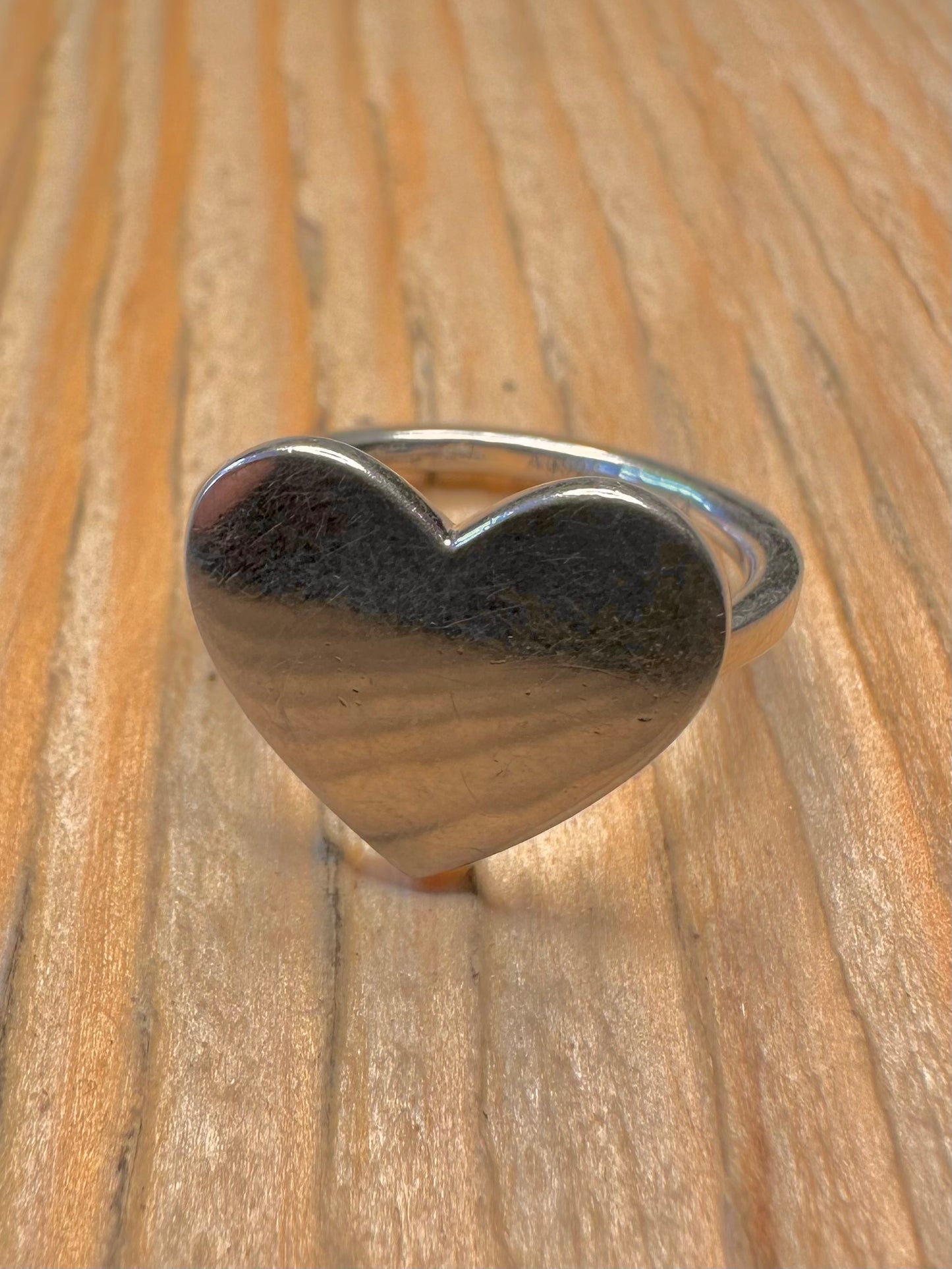 Vintage Thomas Sabo Heart 925 Sterling Silver Size M1/2 Ring