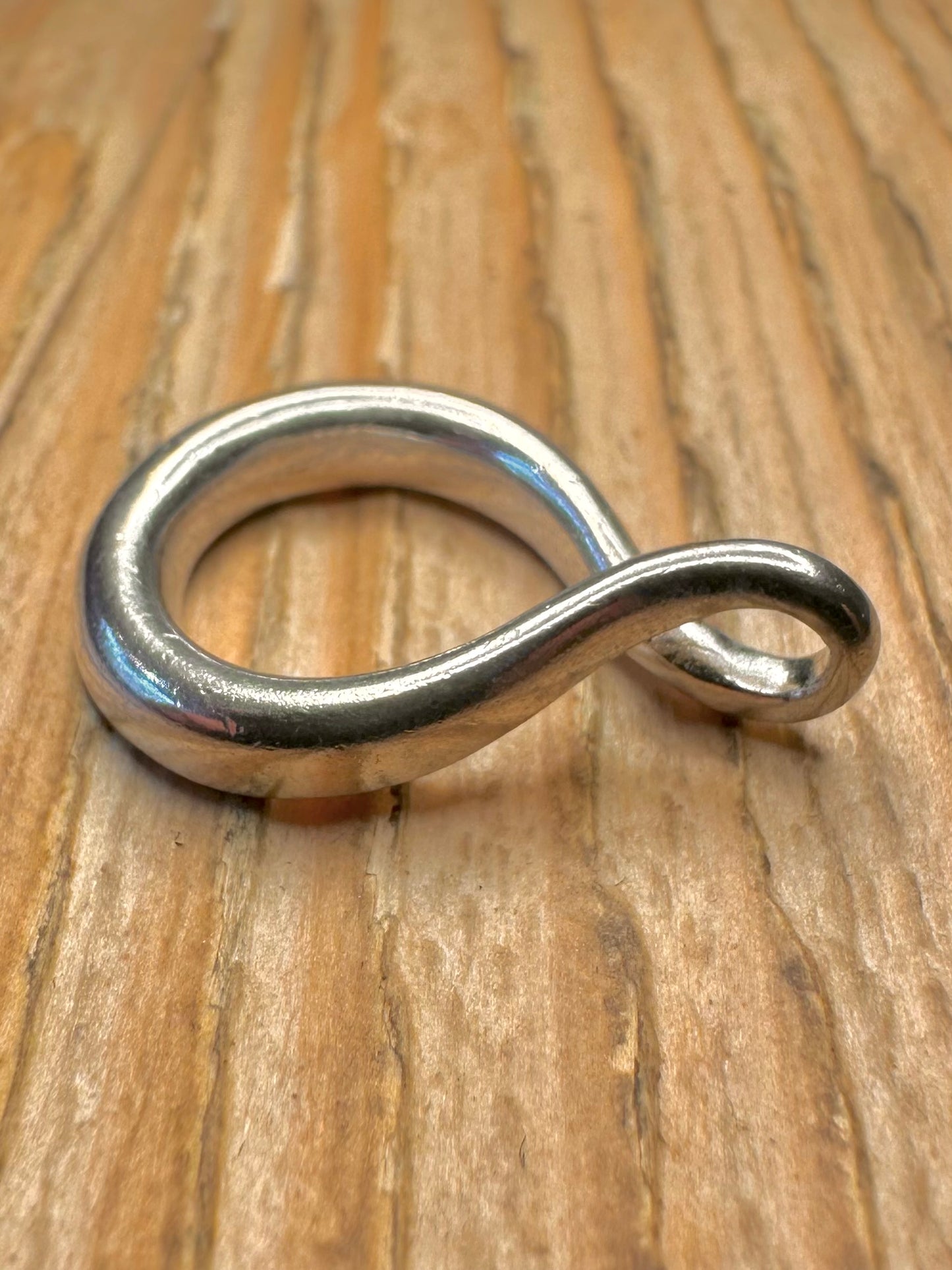 Modernistischer Kreis 925 Sterling Silber Hersteller M&S Anhänger