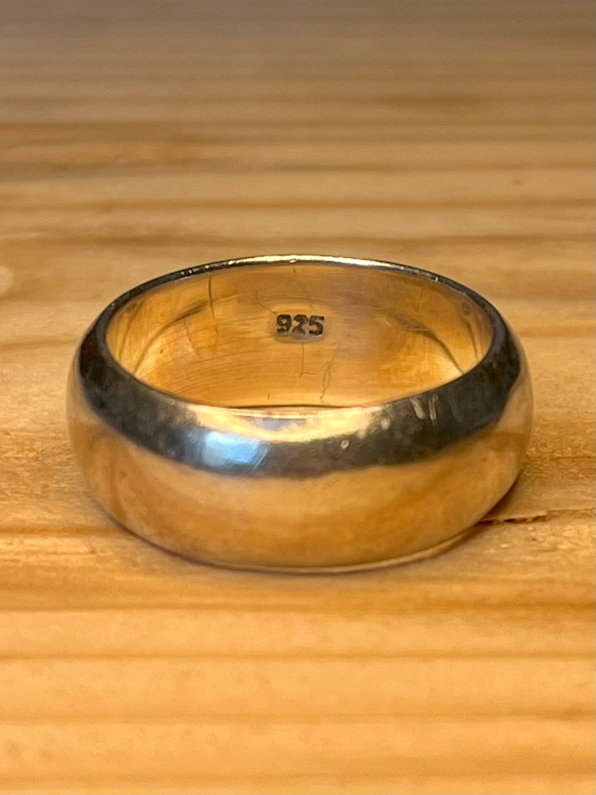 Plain Band 925 Sterling Silver Ring