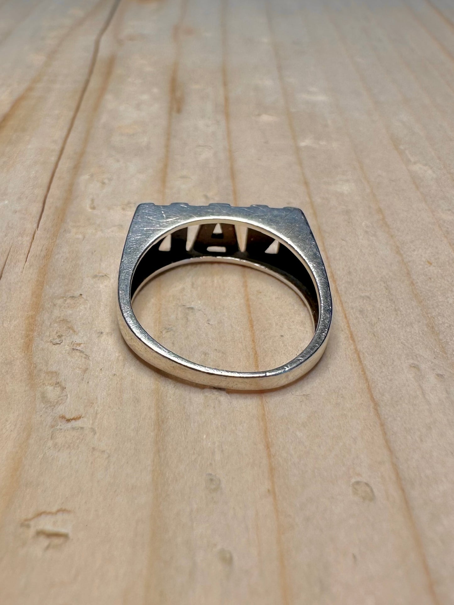 Nan Signet 925 Sterling Silver Size K Ring