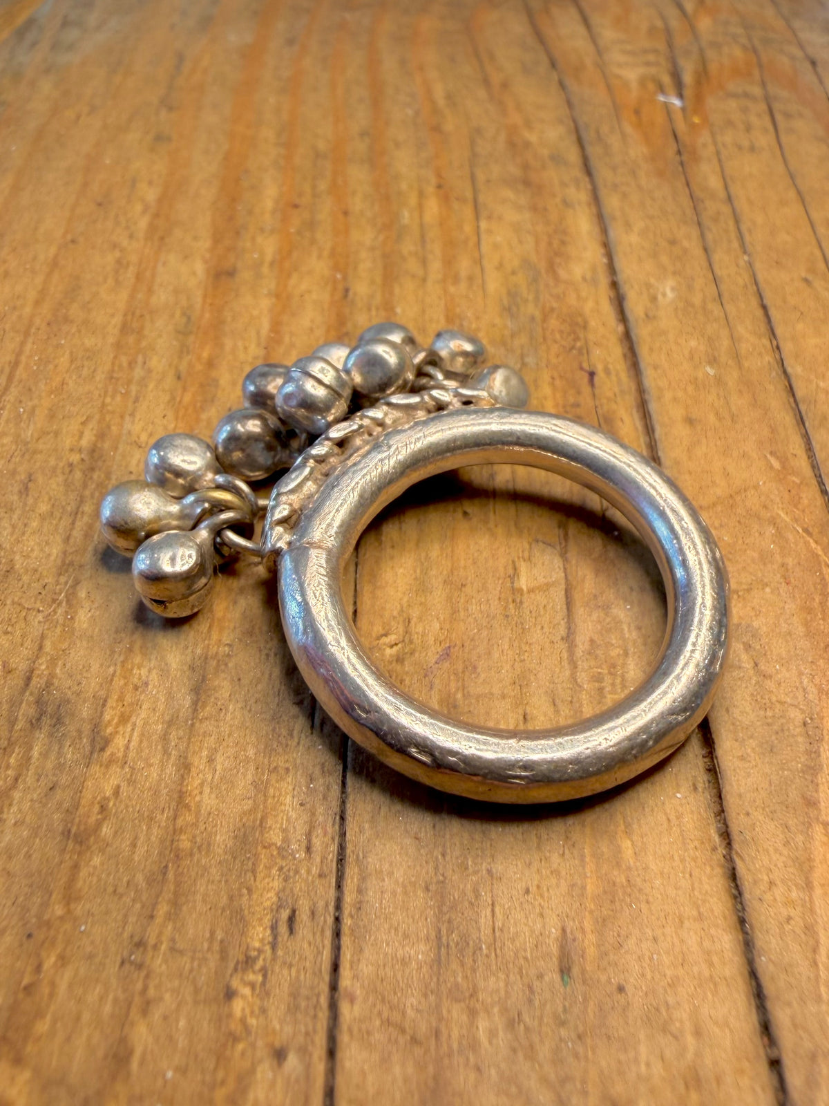Cluster Small Bell Band 925 Sterling Silver Size U Ring