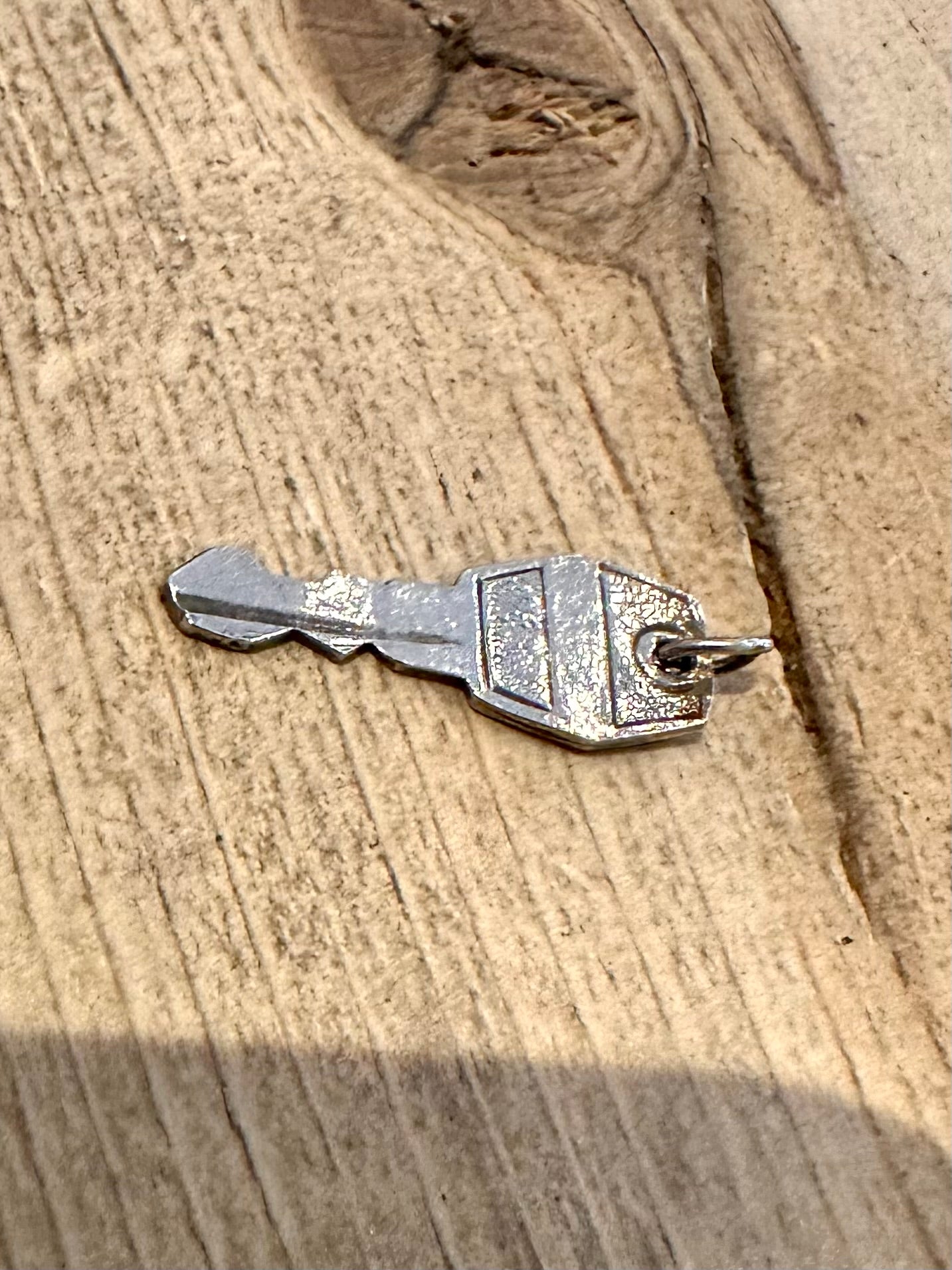 Vintage Key 925 Silver Pendant