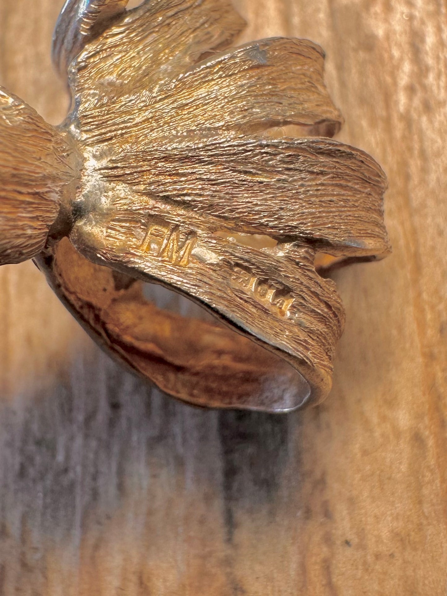 Vintage 1975 Rooster 925 Sterling Silver Pendant